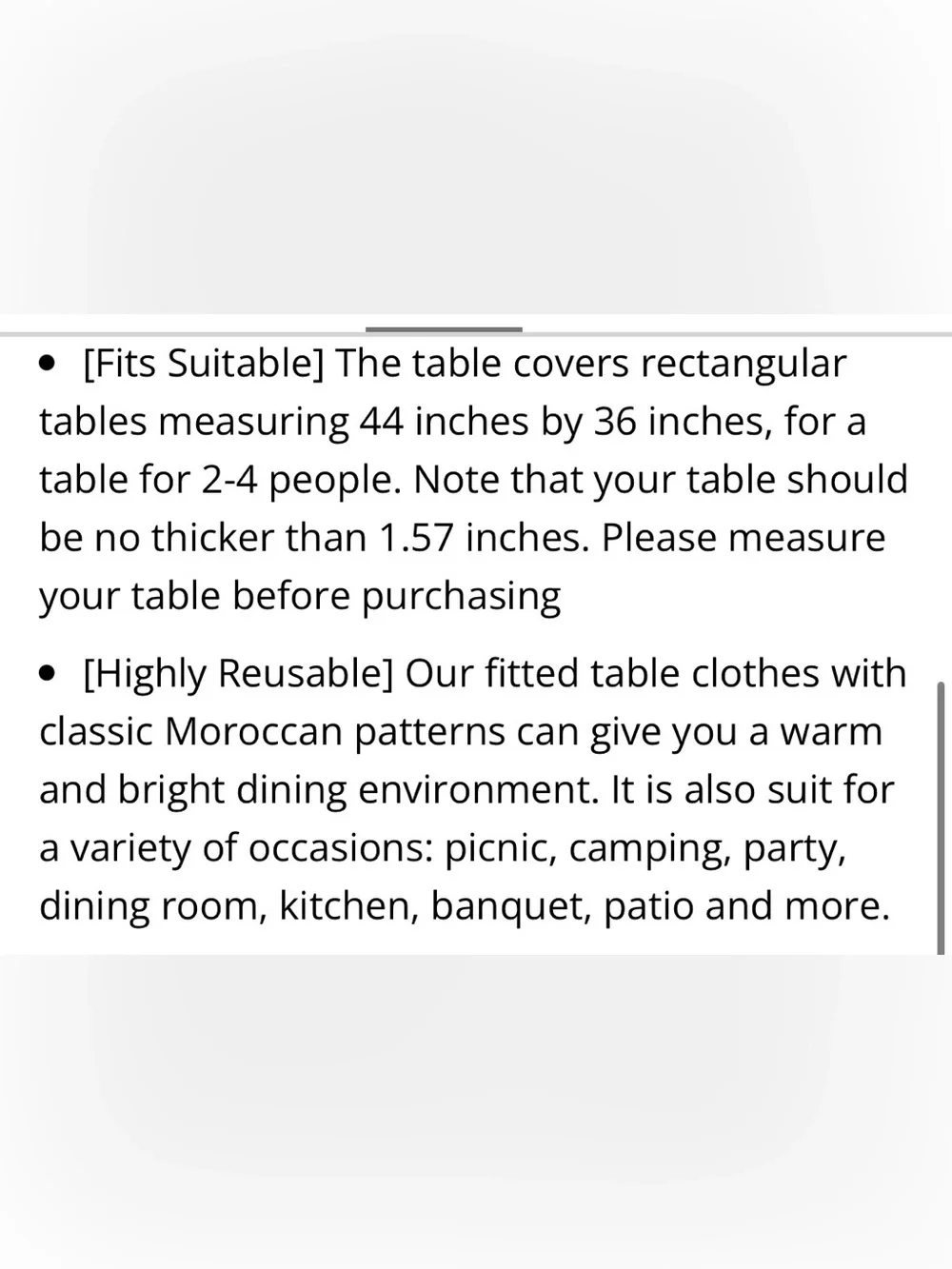 OUTDOOR Picnic VINYL Tablecloth WATERPROOF 45-56” ROUND - ORANGE